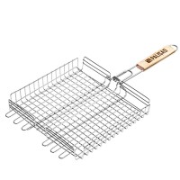 Решетка-гриль 340х340х60 мм, объемная, нержавеющая сталь, Camping Palisad (69647)