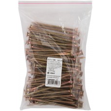 Шурупы желтопассированные, универсальные 6 х 100 100 шт Фасовка (21617-0)