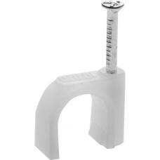 Скоба-держатель для круглого кабеля с оцинкованным гвоздем 14 мм, 50 шт STAYER 4510-14