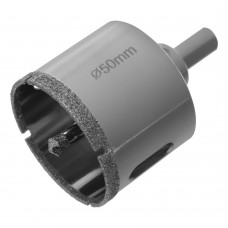 Сверло алмазное по керамограниту, 50 х 67 мм, трехгранный хвостовик Matrix (726503)