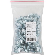 Винт мебельный (DIN 603) 6х20 100 шт Фасовка (27630-0)