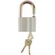 Замок навесной, корпус из алюминиевого сплава 55х42 мм, стальная дужка 10 мм (67015)