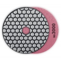 Круг алмазный гибкий шлифовальный АГШК 100 мм, №3000, сухое шлифование ЗУБР Профессионал 29868-3000