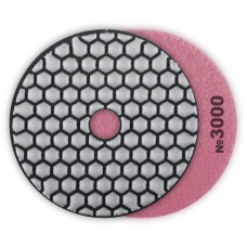 Круг алмазный гибкий шлифовальный АГШК 100 мм, №3000, сухое шлифование ЗУБР Профессионал 29868-3000