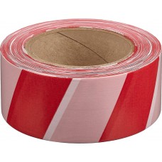 Лента сигнальная 50 мм, 200 м, красно-белая ЗУБР 12240-50-200