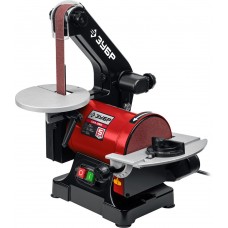 Станок шлифовальный тарельчато-ленточный d 125 мм 25?762 мм лента 350 Вт ЗУБР СШЛ-350