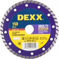Сегментированный алмазный диск Multi Universal, 150 мм, (22.2 мм, 7 х 2.1 мм) DEXX 36702-150_z01