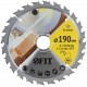 Диск пильный для циркулярных пил по дереву, спец. форма зуба 190 х 30/20 х 24Т (37690)