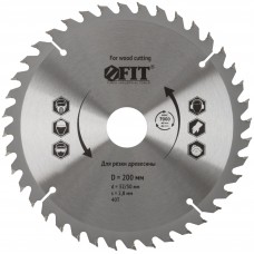 Диск пильный для циркулярных пил по дереву 200 х 32/30 х 40T (37749)