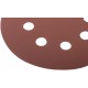 Круги шлифовальные с отверстиями (липучка), алюминий-оксидные, 125 мм, 5 шт. Р 600 (39678)