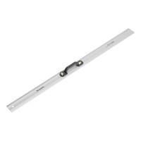 Линейка-уровень, 1000 мм, металлическая, пластмассовая ручка 2 глазка Matrix (30577)