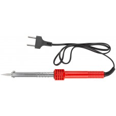 Паяльник 220 В, пластиковая ручка, конусное латунное жало, 55 Вт (60479)