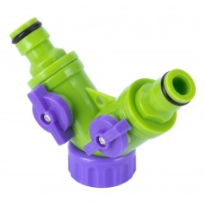 Разветвитель двухканальный, регулируемый, со штуцерами Palisad (66426)