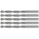 Сверла по металлу HSS, угол заточки 118°, 6,5 x 101 мм, (5 шт.) (35568М)