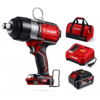 Гайковёрт ударный бесщёточный 20 В, 1000 Н·м, 1 АКБ LMS (4 А·ч), сумка ЗУБР ГБУ-1000-41