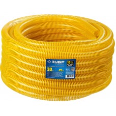 ЗУБР 25 мм x 30 м, 10 атм, со спиралью ПВХ, напорно-всасывающий шланг, ПРОФЕССИОНАЛ (40327-25-30)