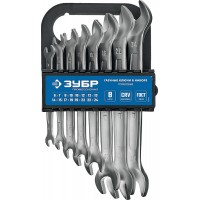 Набор ключей гаечных рожковых 8 шт 6-24 мм Профессионал ЗУБР 27011-H8