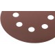 Круги шлифовальные с отверстиями (липучка), алюминий-оксидные, 125 мм, 5 шт. Р 1500 (39680)