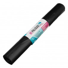 Пакеты для мусора 200 л x 10 шт., ПВД особопрочные черные, длинный ролик, Home Palisad (927295)