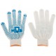 Перчатки вязаные (3 нити), х/б, с ПВХ, 10 класс вязки (12485)