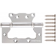 Петля дверная универсальная (без врезки) PALLADIUM 100 мм хром (2ВВ - 100 СР) (66322)