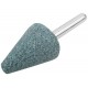 Шарошка абразивная ( по камню, мрамору, кафелю), хвостовик 6 мм, конус с закруглением 25 х 35 мм (36981)
