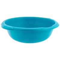 Таз пластмассовый круглый 18 л, бирюзовый, Home Palisad (929865)