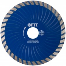 Диск отрезной алмазный Турбо-волна (сухая и влажная резка) 125х2,2х7,0х22,2 мм (37483)