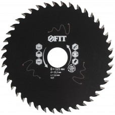 Диск пильный по дереву, посадочный диаметр 22,2 мм, 42 зуба с карбидными вставками, 125 мм (37640)