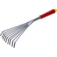 Веерные грабельки 420 мм, коннекторная система, с плоскими зубцами, углеродистая сталь GRINDA 8-421453_z01