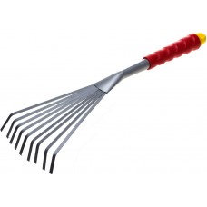 Веерные грабельки 420 мм, коннекторная система, с плоскими зубцами, углеродистая сталь GRINDA 8-421453_z01