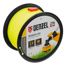 Леска для триммера круглая, 2,0мм х 276м, на DIN катушке FLEX CORD, Denzel (96269)