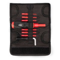 Отвертка диэлектрическая динамометрическая со сменными битами НИО-3306 серия СЛИМ (КВТ)