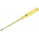 Отвертка индикаторная, желтая ручка 100 - 500 В, 190 мм (56502)
