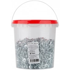 Саморезы для листовых пластин, остроконечные 4,2 х 16 (фасовка Ведро 1000 шт) (22716-7В)