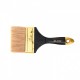Кисть плоская Профи 4, натуральная щетина, деревянная ручка MTX (83155)