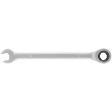 Ключ комбинированный трещоточный, CrV реверсивный механизм 10 мм (63460)