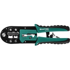 Универсальный кримпер RJ-Pro (RJ45, RJ11, RJ12) KRAFTOOL 22698