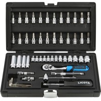 Набор торцевых головок 6-ти гранных 54 пр., 4-14 мм 1/4