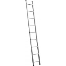 Лестница приставная односекционная алюминиевая 10 ступеней, высота 279 см СИБИН 38834-10