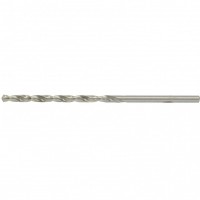 Сверло по металлу, 5 х 132 мм, полированное, удл, HSS, 10 шт, цилиндрический хвостовик Matrix