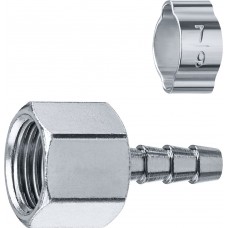 Переходник штуцер «елочка» 6 мм - 1/4