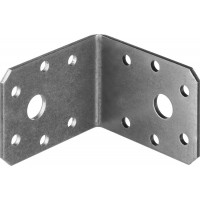 Крепежный уголок 45 x 60 x 60 x 2.5 мм цинк ЗУБР УК-2.5 31012-60