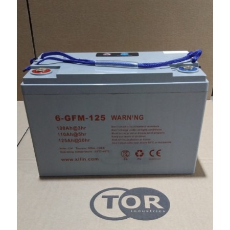 Аккумулятор для штабелёров CDD15R-E/CDD10R-E/CDD12R-E/IWS/WS/CTD/DYC 12V/125Ah гелевый (Gel battery) (1018884)