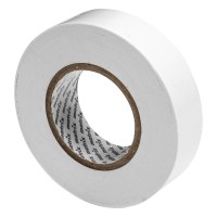 Изолента ПВХ, 19 мм х 20 м, белая, 150 мкм Matrix (88782)