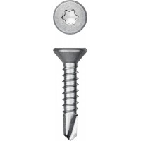 Саморез нержавеющий 19?3.5 мм DS-C А2 сверло потайная головка ТХ15 800 шт KRAFTOOL 300932-35-019