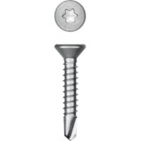 Саморез нержавеющий 25?4.8 мм DS-C А2 сверло потайная головка ТХ25 300 шт KRAFTOOL 300932-48-025