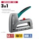 Алюминиевый рессорный степлер GRAND-53, тип 53 (A/10/JT21) 23GA (6 - 16 мм)/13/300 KRAFTOOL 3193