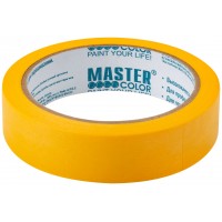 Лента малярная золотистая, рисовая бумага, термостойк. до 120°C, УФ-стойкость до 30 дней, 24 мм х 25 м (30-6122)