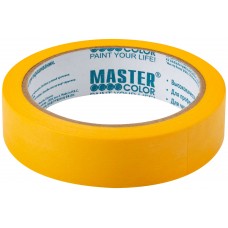 Лента малярная золотистая, рисовая бумага, термостойк. до 120°C, УФ-стойкость до 30 дней, 24 мм х 25 м (30-6122)